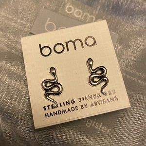 Boma snake earrings